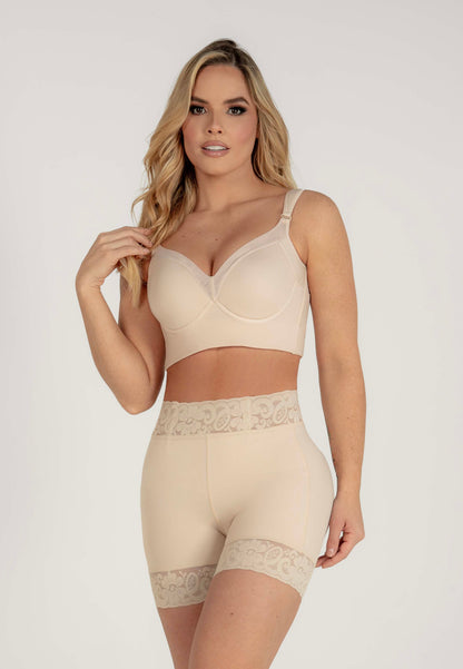 Trendy Control Shorts with BBL Effect - 201241