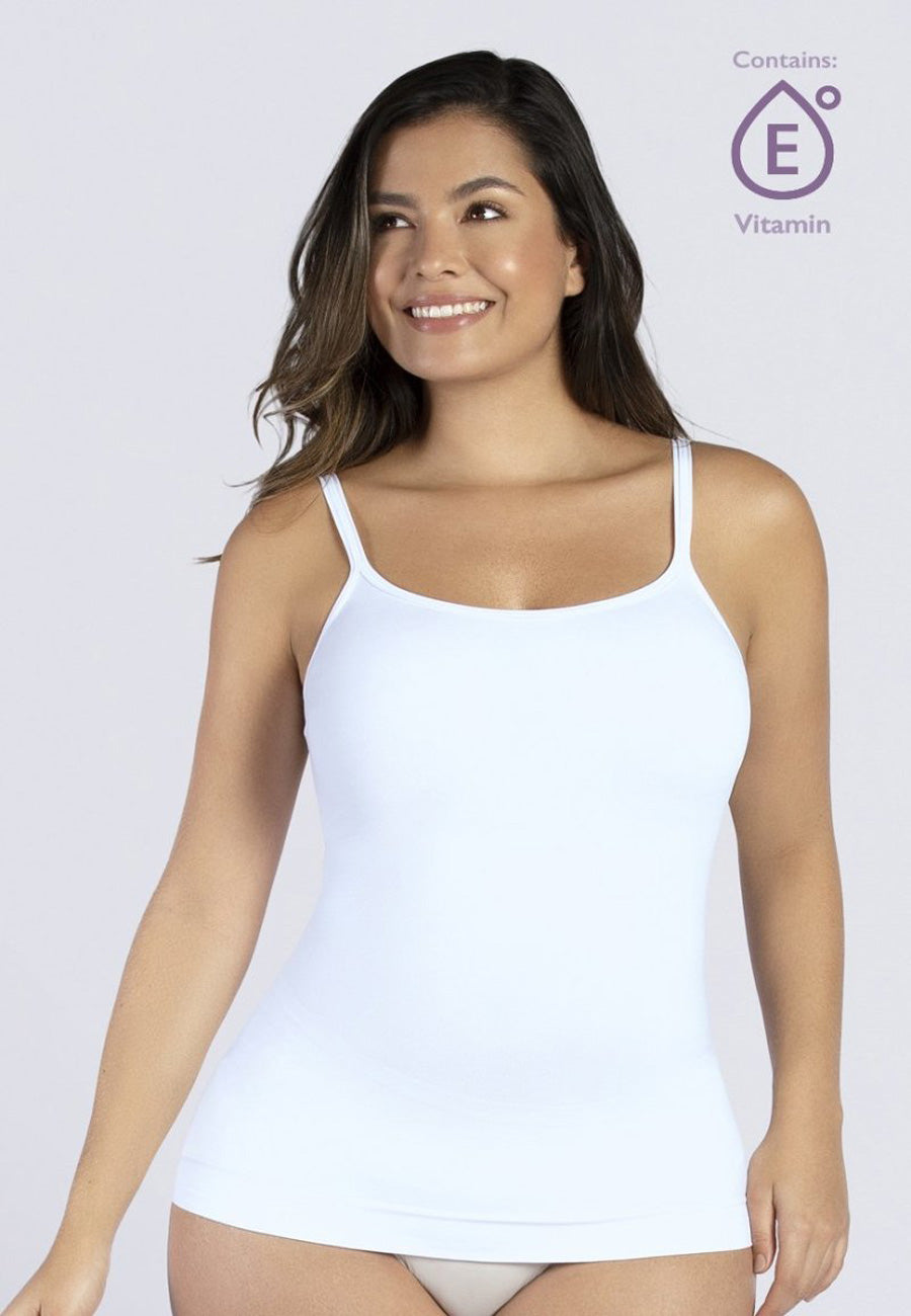Camiseta sin mangas moldeadora.